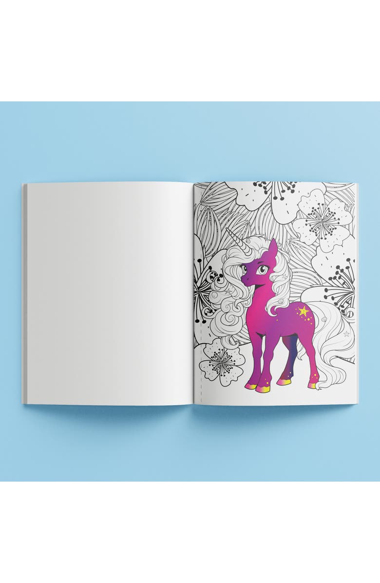 KALEIDOSCOPE Pop Velvet, Magical Unicorns, Creative Coloring, 32 Pages, Alternate, color, Multicolored