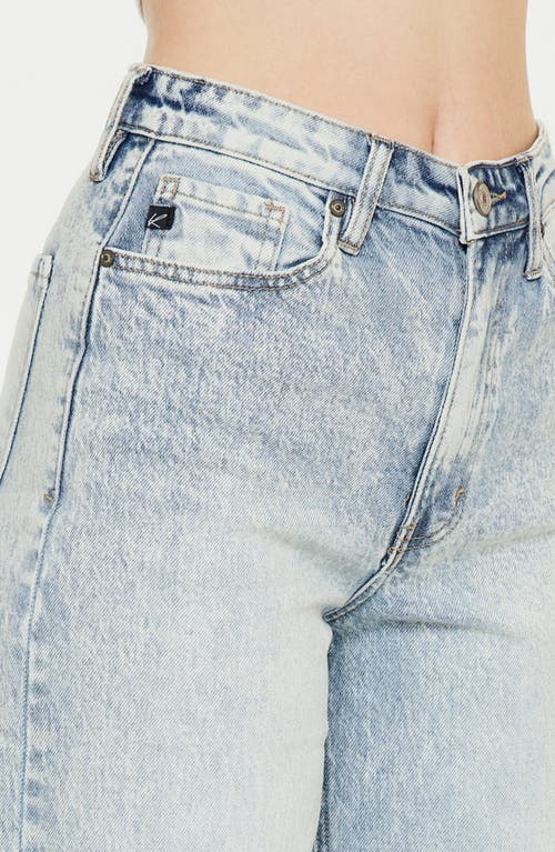 Kancan Colbie High Rise Wide Leg Jeans In Brown