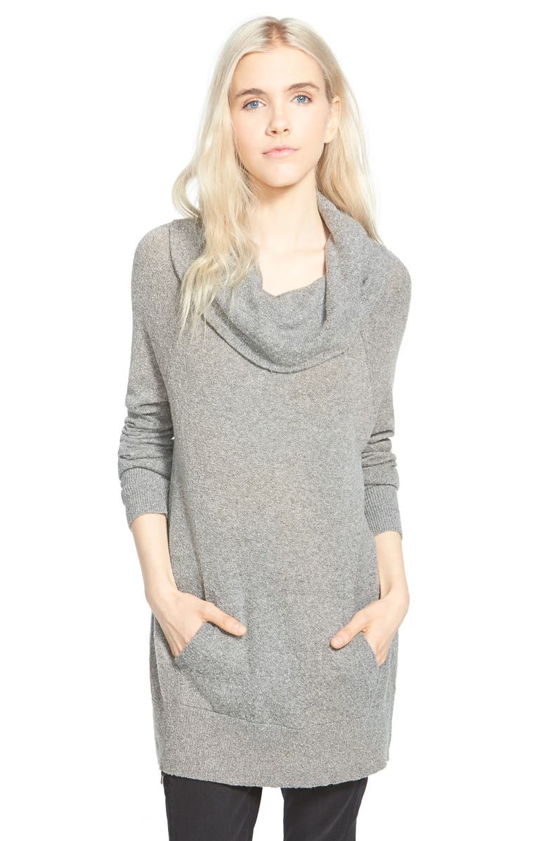 Stem Cowl Neck Cotton Sweater, Main, color, 