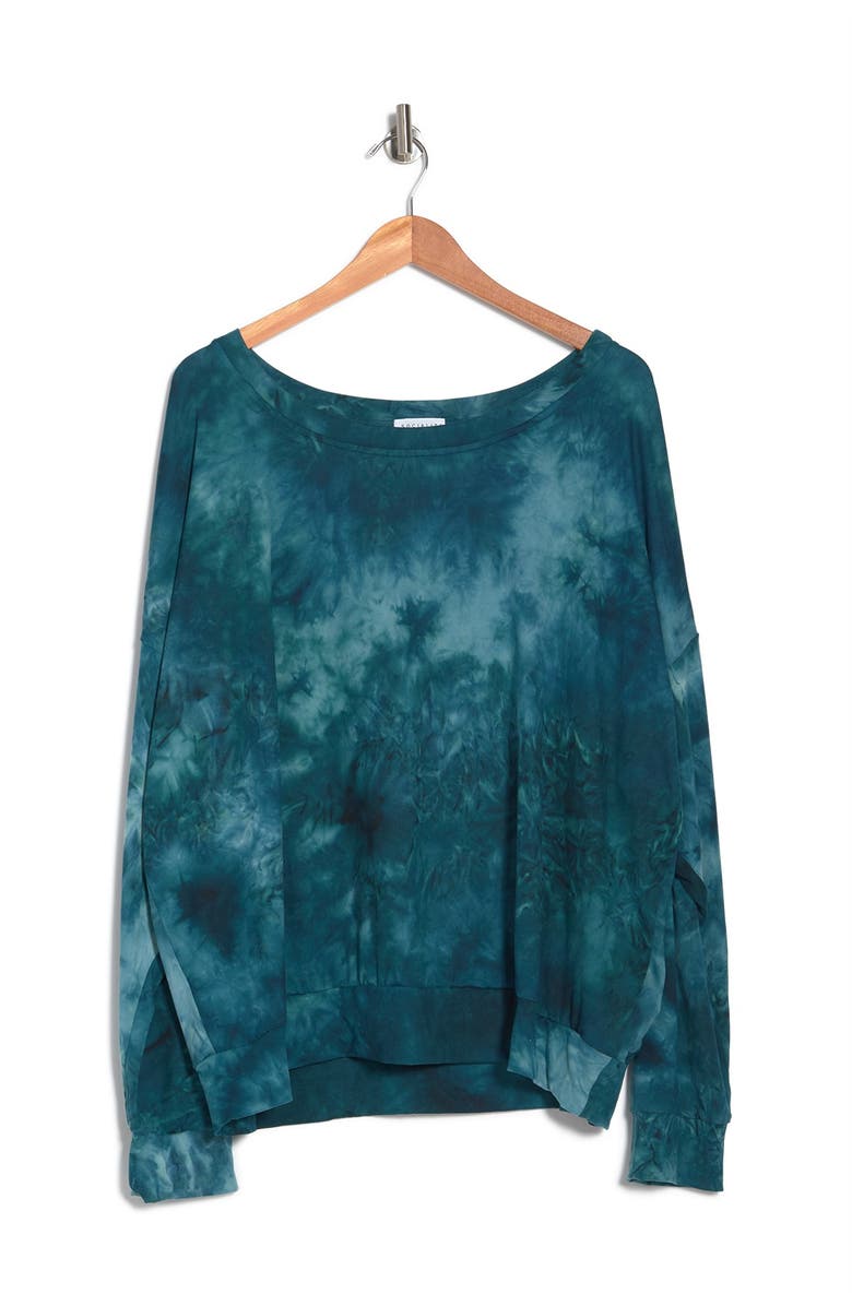 Socialite Tie Dye Boatneck Sweater, Main, color, 