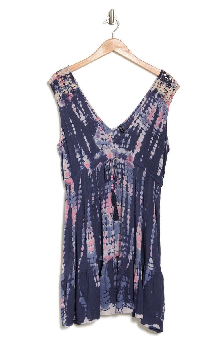 BOHO ME Tie Dye V-Neck Tank Top, Alternate, color, 