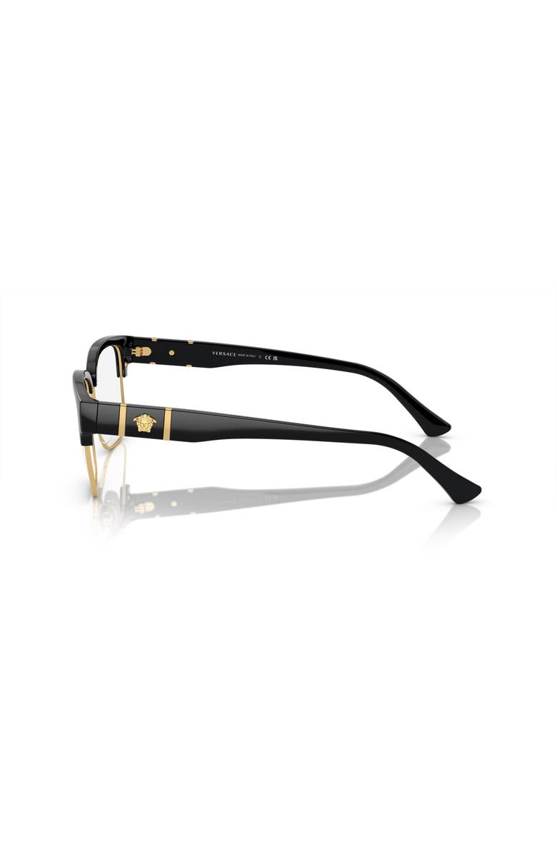 Versace 55mm Square optical glasses, Alternate, color, Black