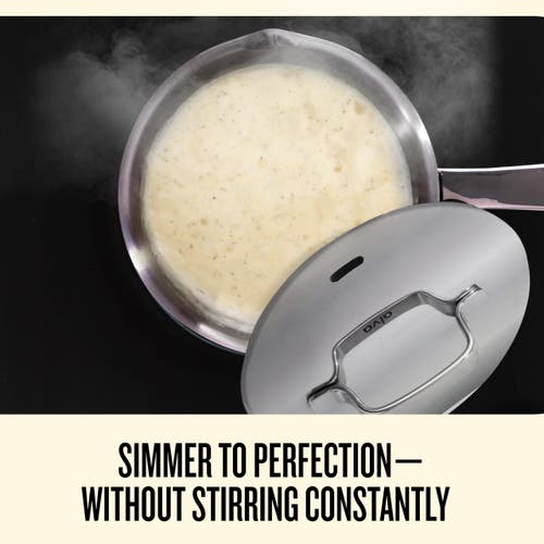 Alva Maestro Stainless Steel Saucepan & Lid In Metallic