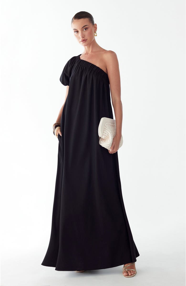 ST MRLO Jolie Maxi Dress, Alternate, color, Black