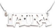 MELANIE MARIE Personalized Nameplate Necklace