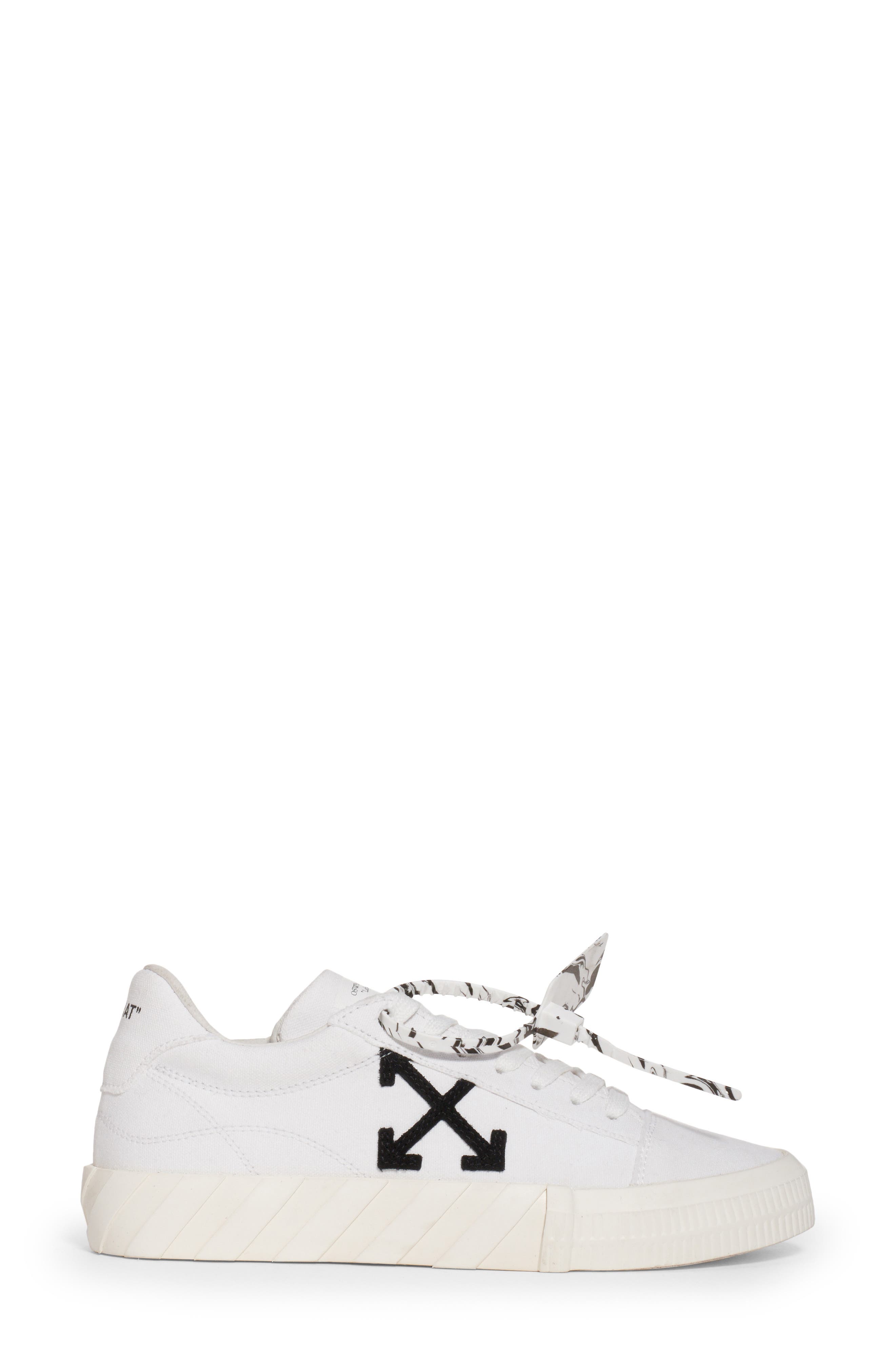 Off-White Eco Canvas Vulcanized Low Top Sneaker, Alternate, color, 