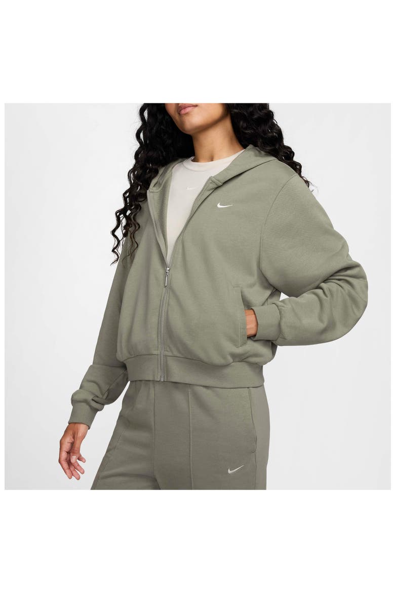 Sportswear Chill French Terry Full Zip Hooded Jacket, Alternate, color, LIGHT ARMY/ SAIL