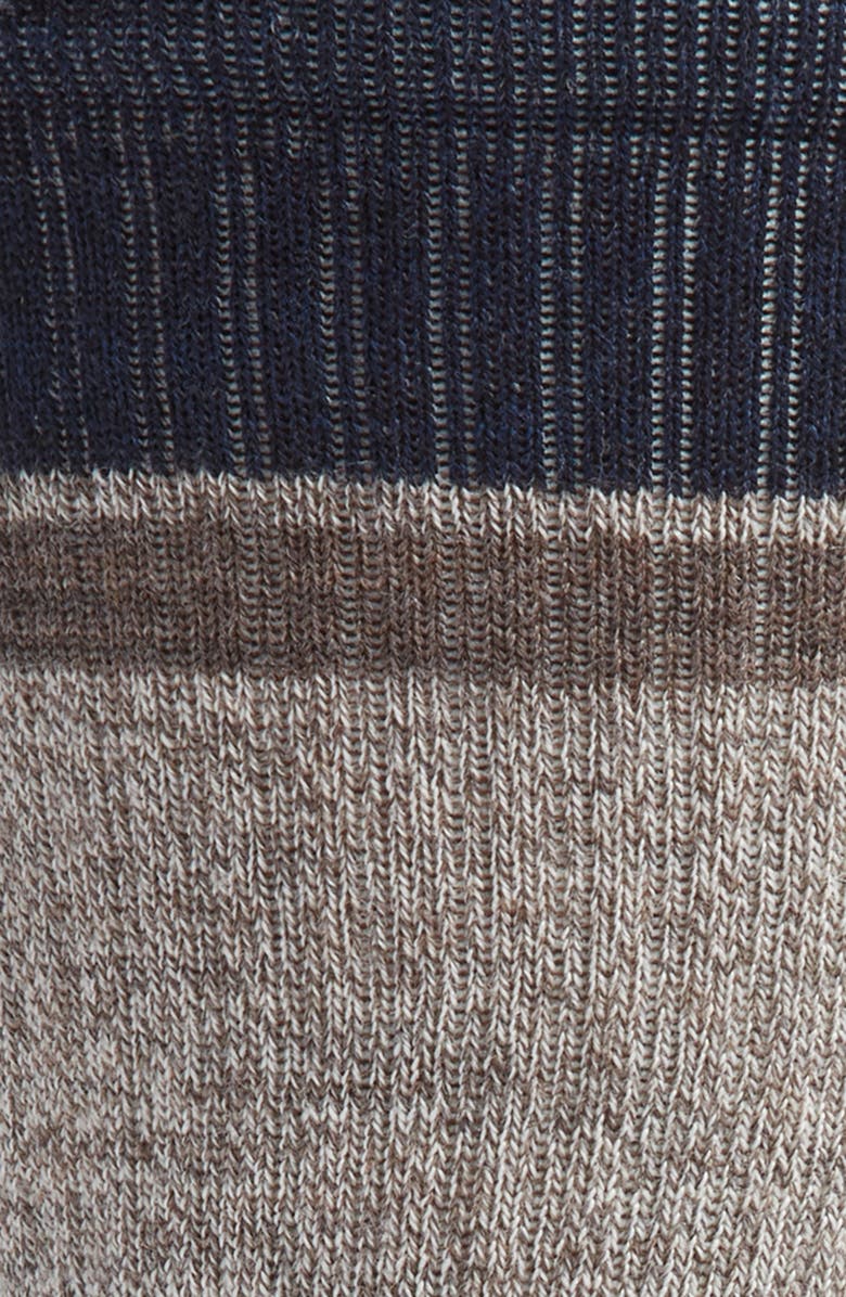 Smartwool Hike Light Cushioning Winding Trail Merino Wool Blend Crew Socks, Alternate, color, Taupe-Natural Marl