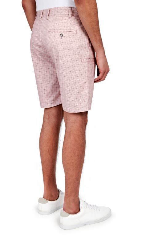 Brooklyn Brigade Garnet Medallion Print Shorts In Coral