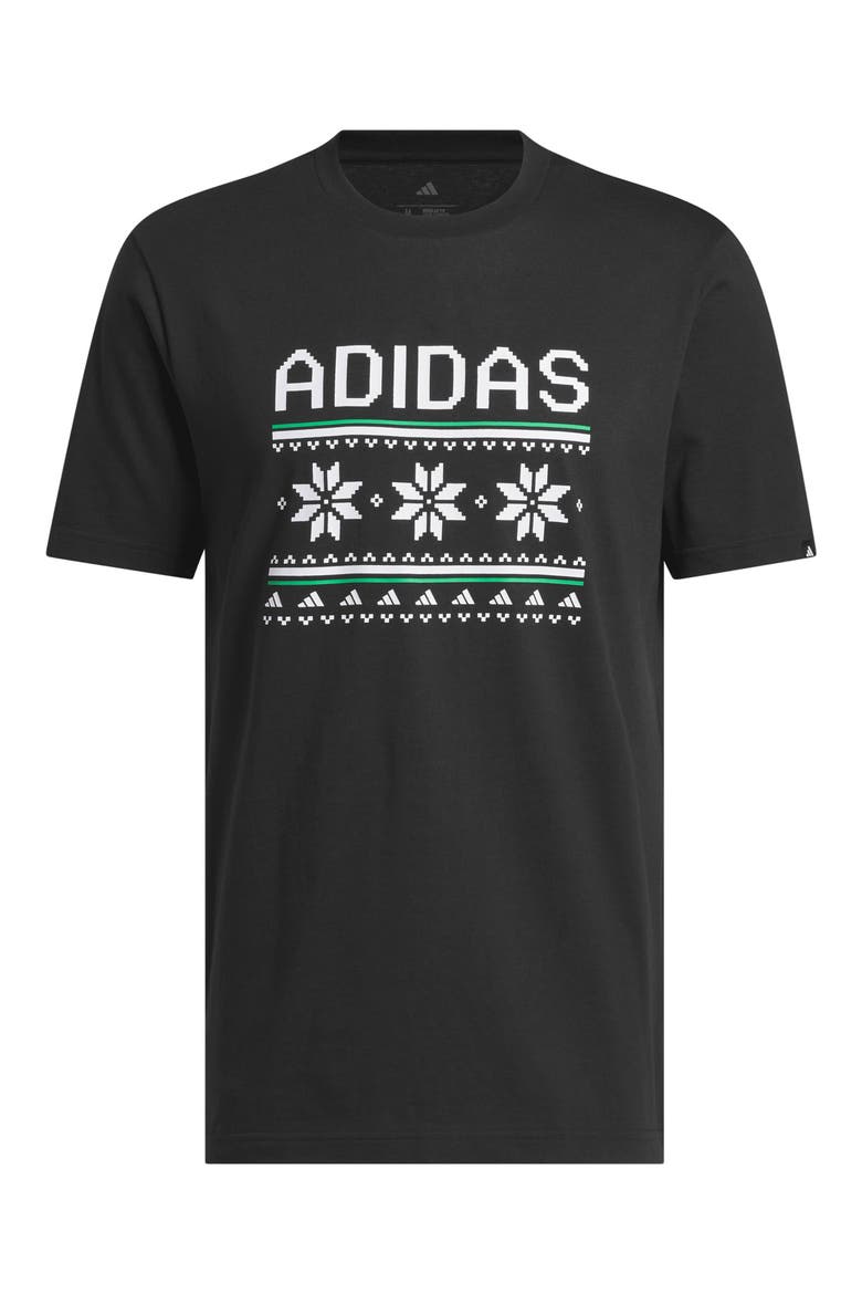 Holiday Graphic T-Shirt, Alternate, color, BLACK
