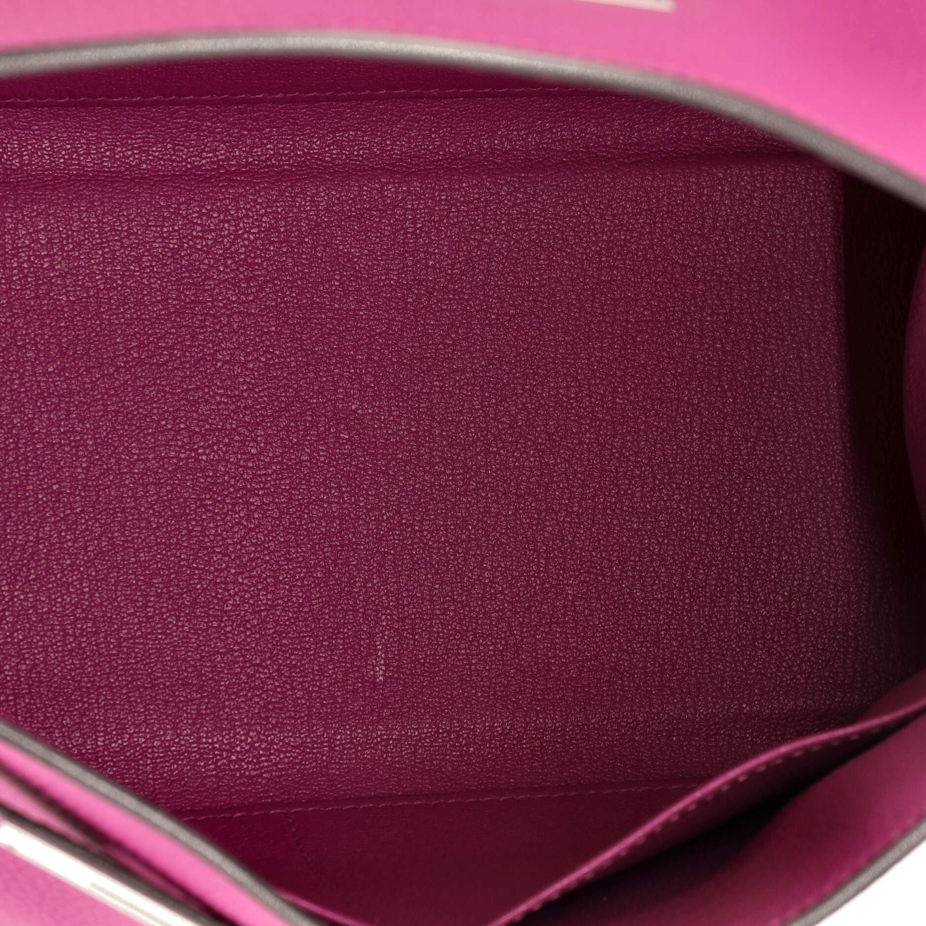 Pre-Owned Hermes Kelly Handbag Pink Togo with Palladium Hardware 28, Alternate, color, 