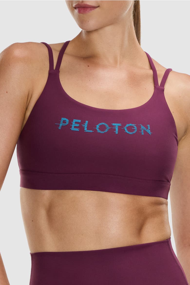 Cadent Strappy Y Back Bra, Alternate, color, Deep Plum