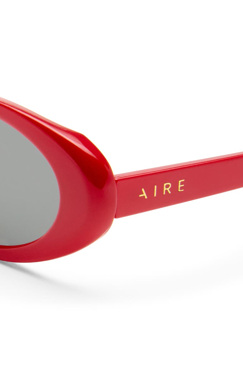 AIRE Fornax 53mm Oval Sunglasses, Alternate, color, Poppy/Smoke Mono