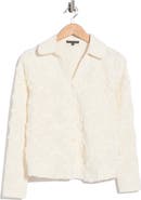 Adrianna Papell Appliqué Flower Blouse