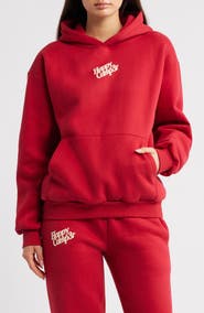 HAPPY CAMP3R Puff Series Core Logo Cotton Blend Hoodie