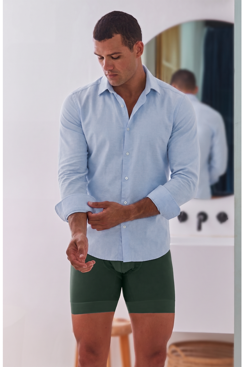 Venture Tech Dress Shirt - Trim Fit, Alternate, color, Light Blue