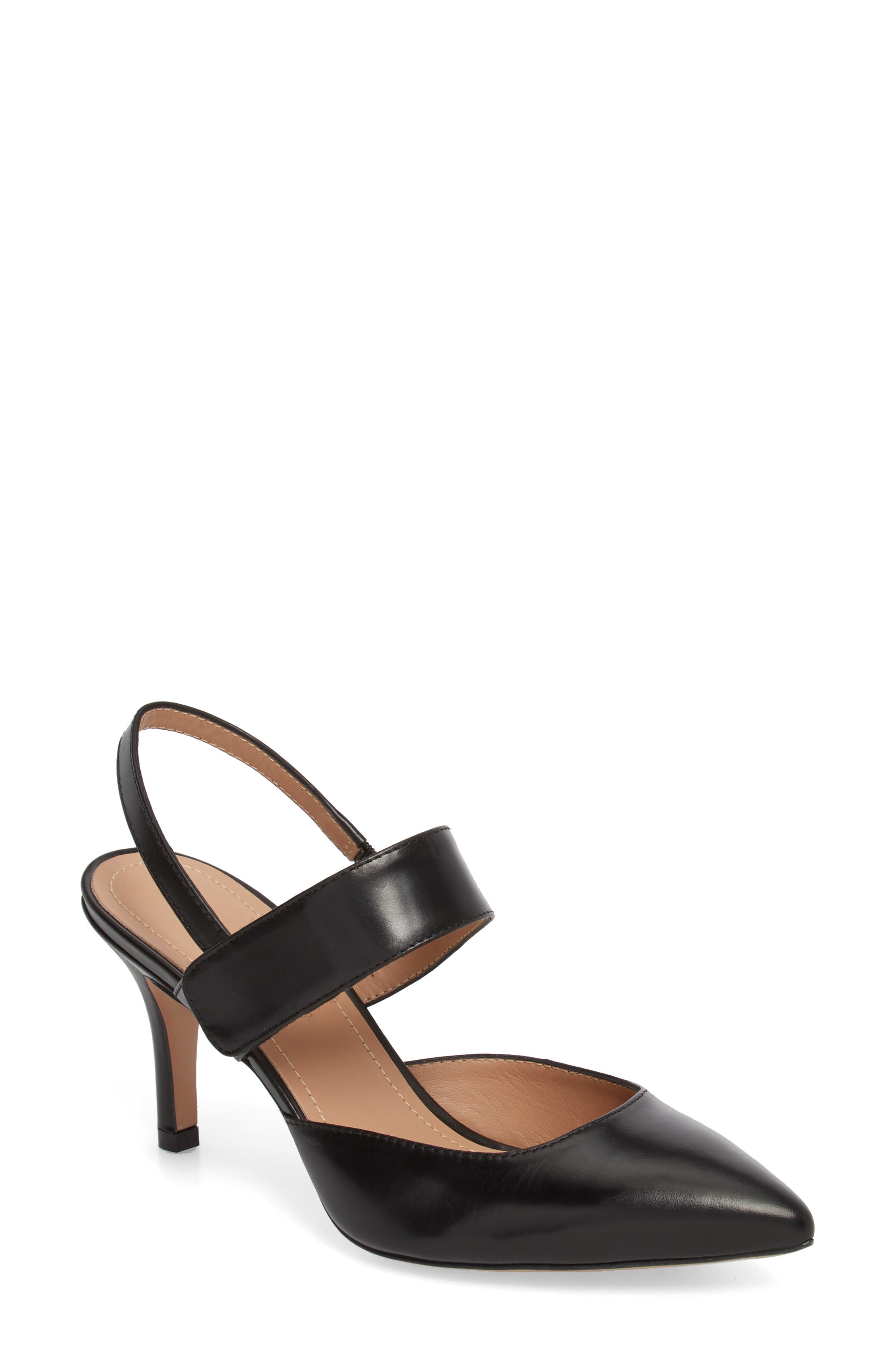 Viola Pump, Main, color, BLACK LEATHER