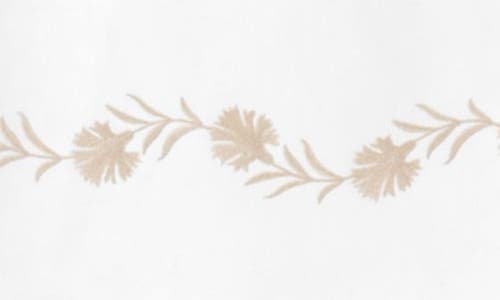 Matouk Daphne Linen Shower Curtain In Dune