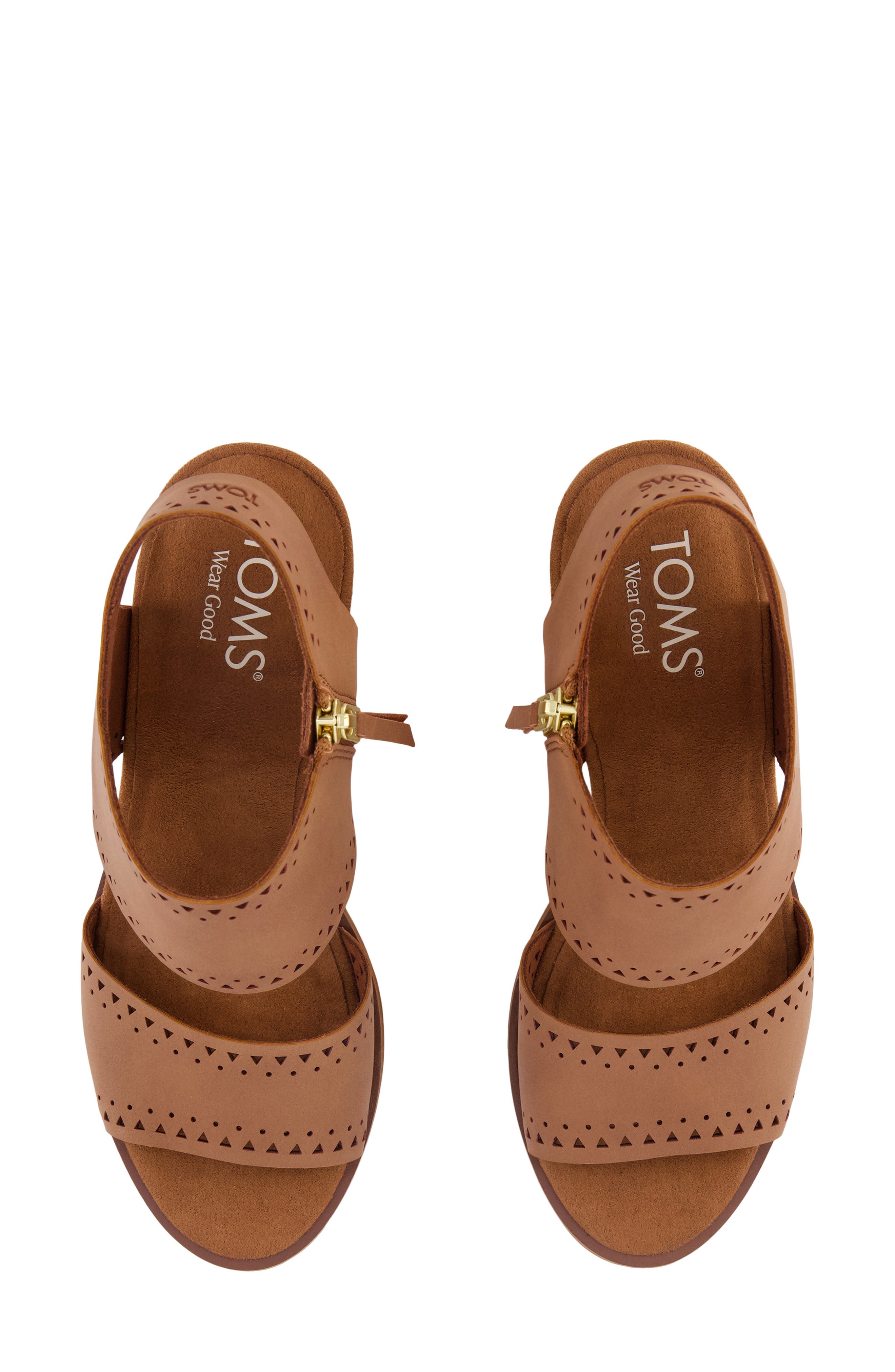 Majorca Cutout Sandal, Alternate, color, MEDIUM BROWN