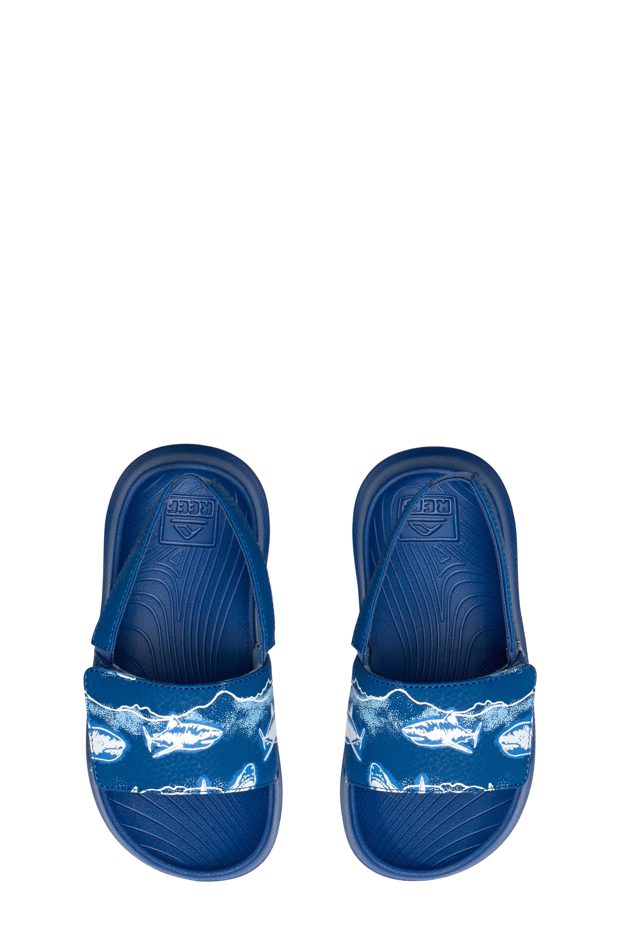 Kids' Salty Slingback Sandal, Alternate, color, ROYAL SHARKS