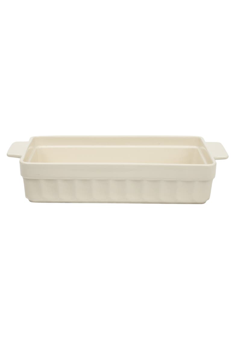 Broadbrook 13x9 Inch Rectangular Stoneware Baking Dish with Handles, Oven Safe, Main, color, Cream
