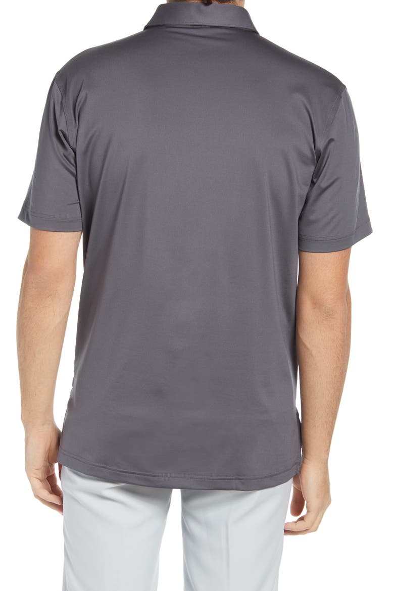 Short Sleeve Stretch Jersey Polo, Alternate, color, IRON