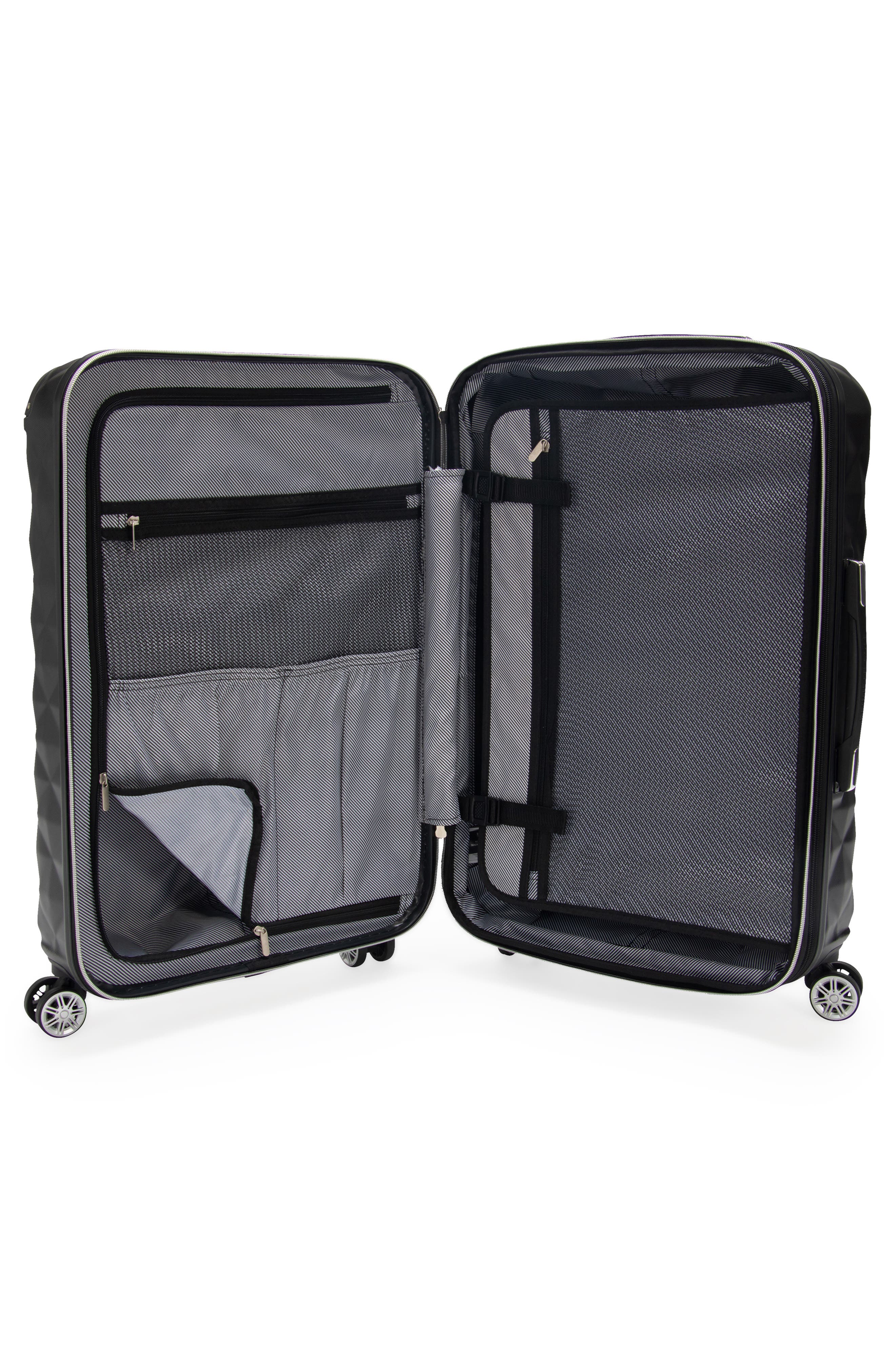 Kenneth Cole Reaction Diamond Tower Carry-On and Emma Laptop Backpack Bundle Set, Alternate, color, Black