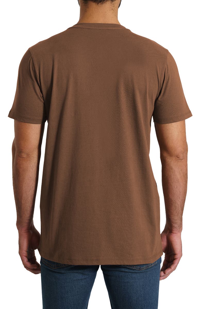 Jared Lang Solid T-Shirt, Alternate, color, Brown