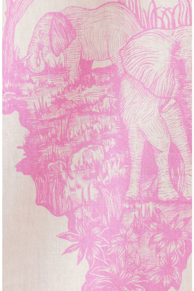 Long Sleeve Cotton Pajamas, Alternate, color, LOXODONTA PINK