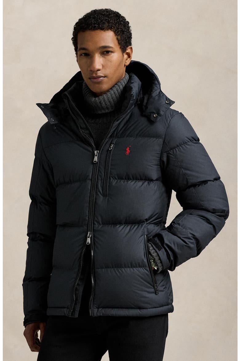The Gorham Down Jacket with Removable Hood, Alternate, color, POLO BLACK