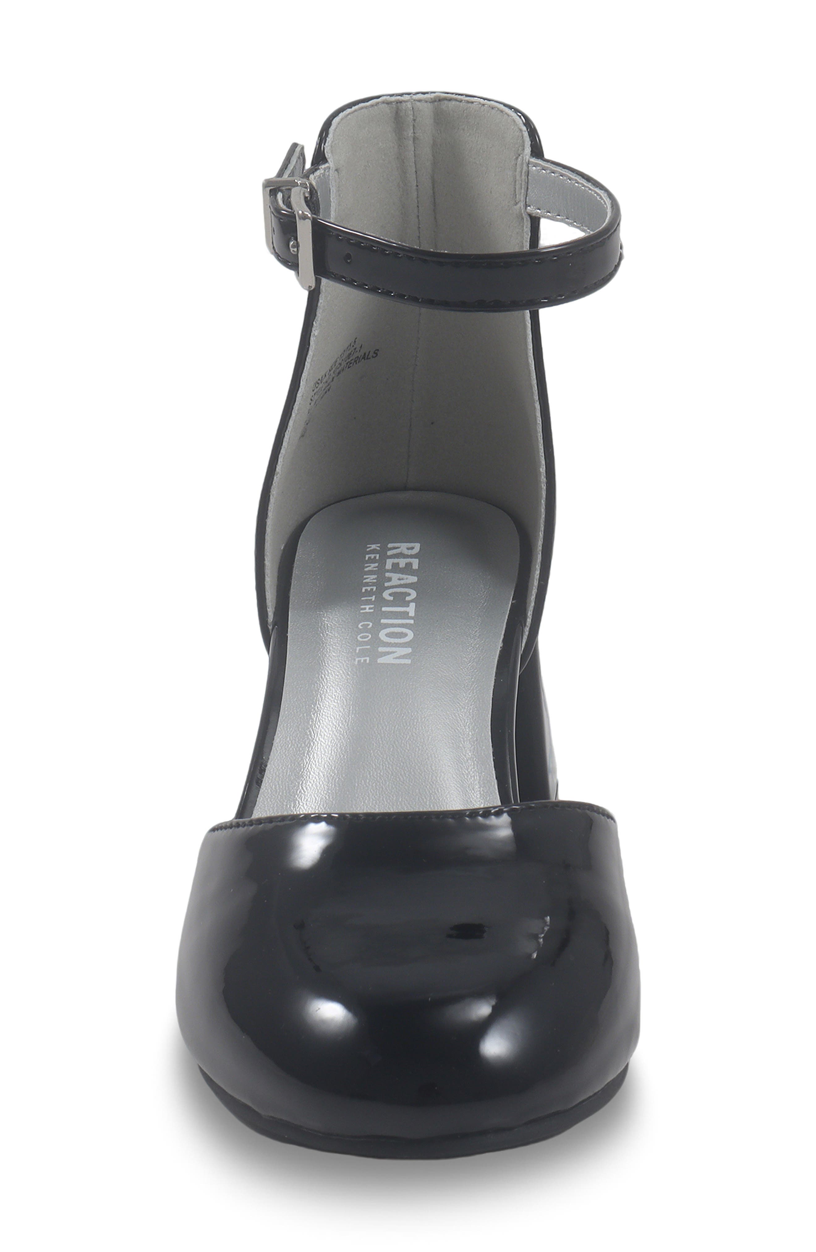 Kids' Tansie Ankle Strap Pump, Alternate, color, BLACK