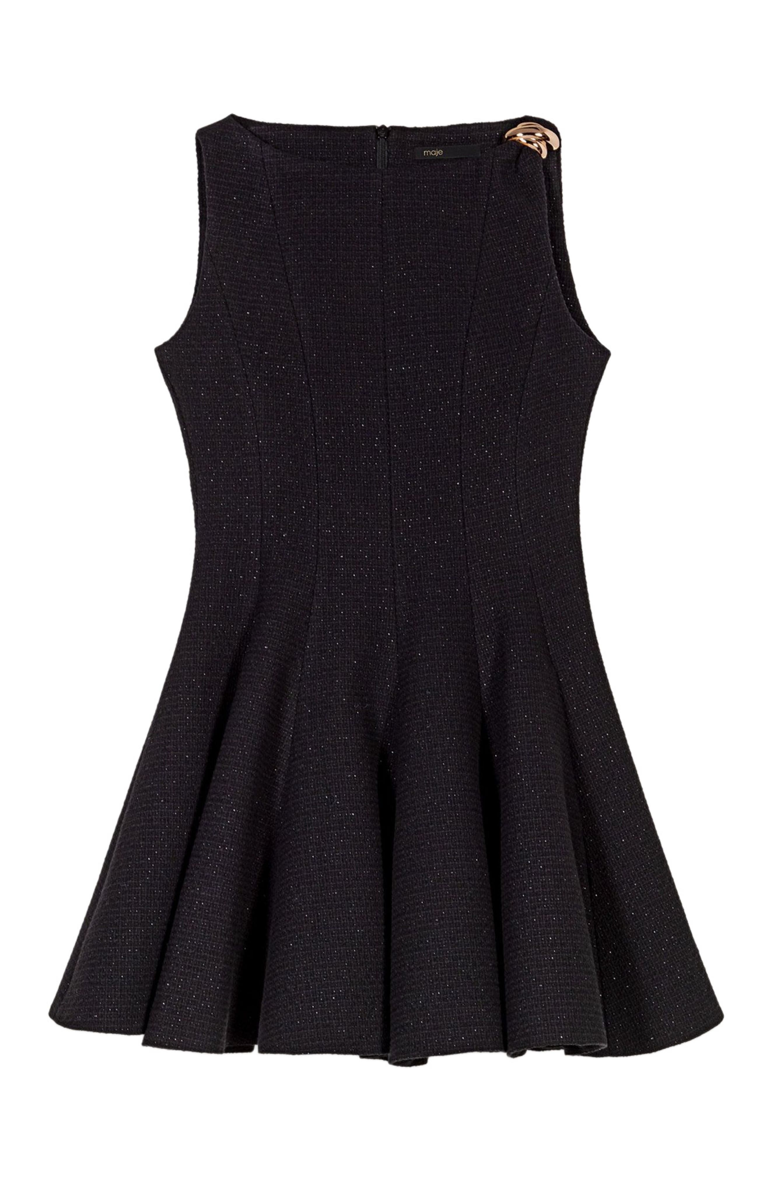 Mini flared tweed dress