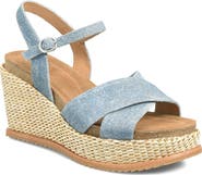 Söfft Diana Espadrille Platform Wedge Sandal