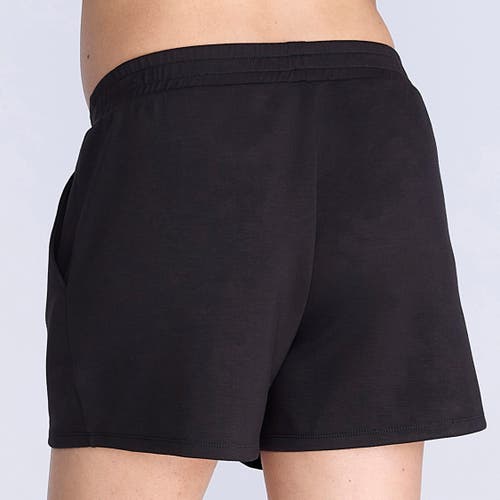 Motherhood Maternity Smocked Waist Short In Black