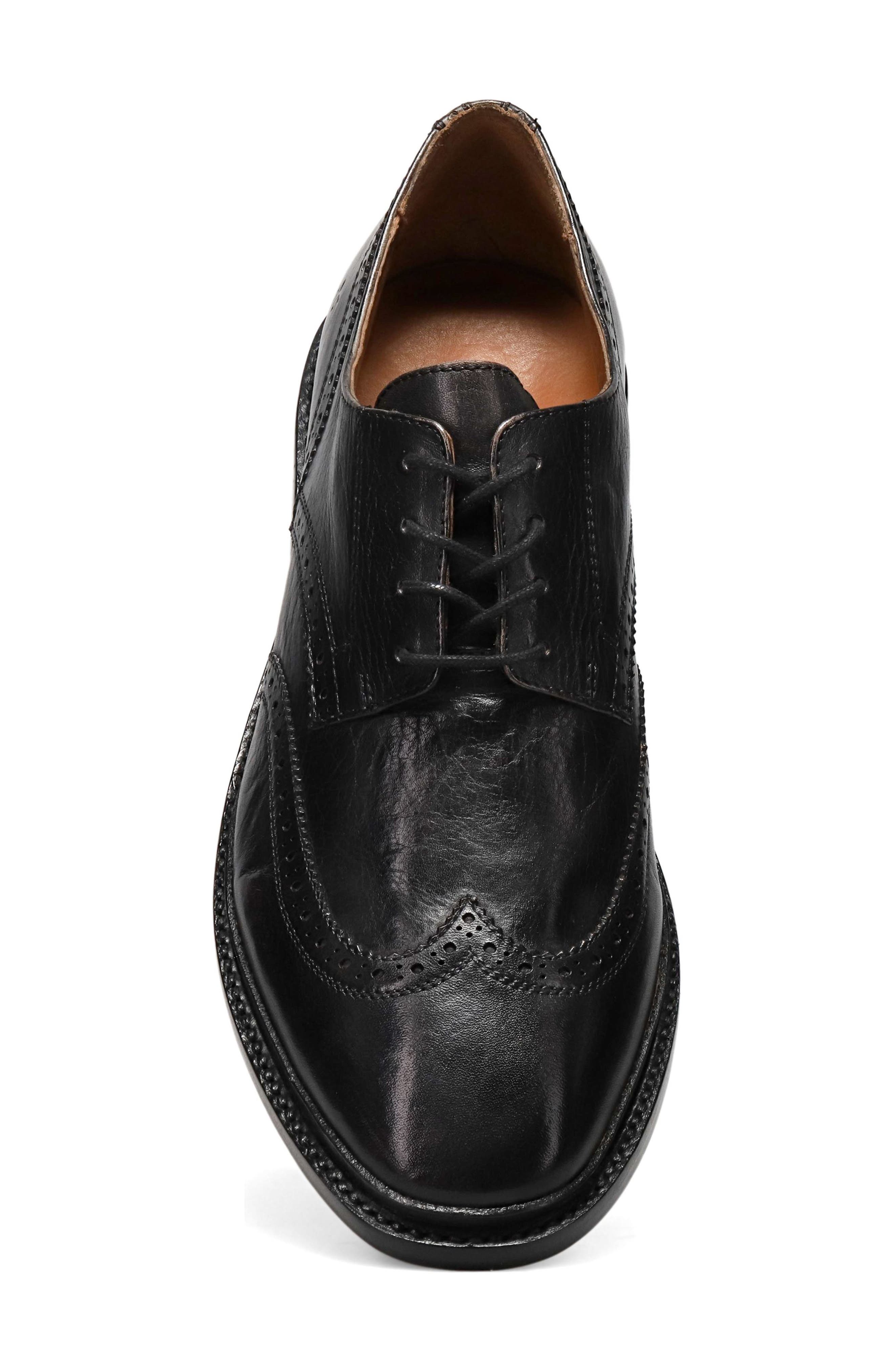 Frye Paul Wingtip Derby, Alternate, color, Black Laredo Leather