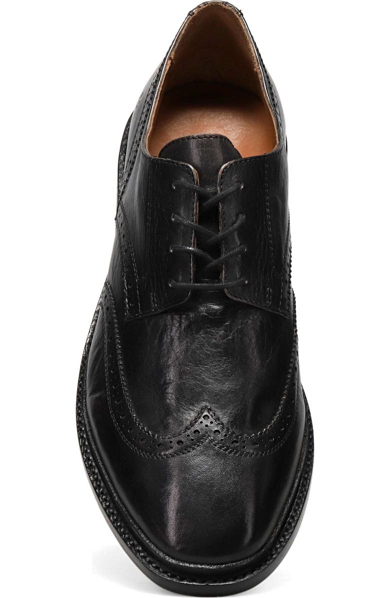 Frye Paul Wingtip Derby, Alternate, color, Black Laredo Leather
