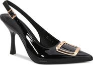 BERNESS Buckle Slingback Stiletto Pump