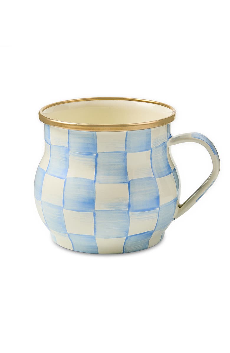 MACKENZIE CHILDS Sky Check Mug, Main, color, Sky Check