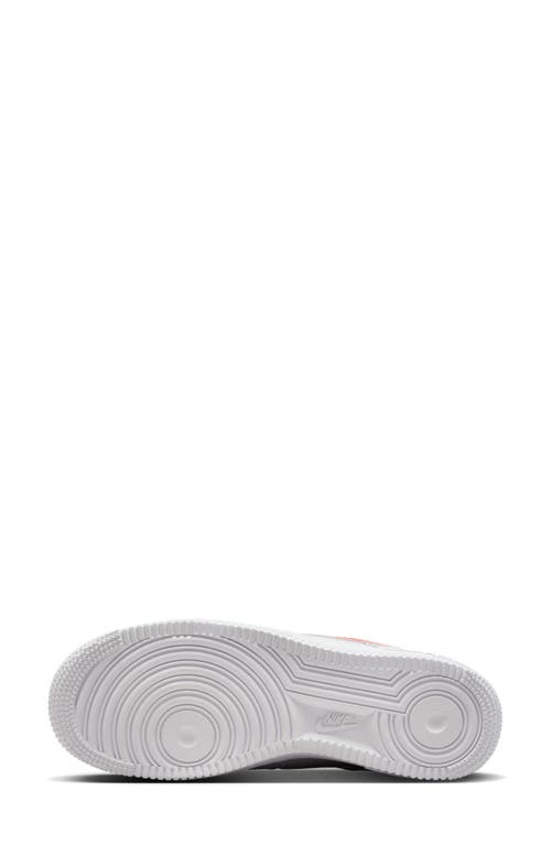 Nike Court Vision Low Sneakers In White/wild Mango