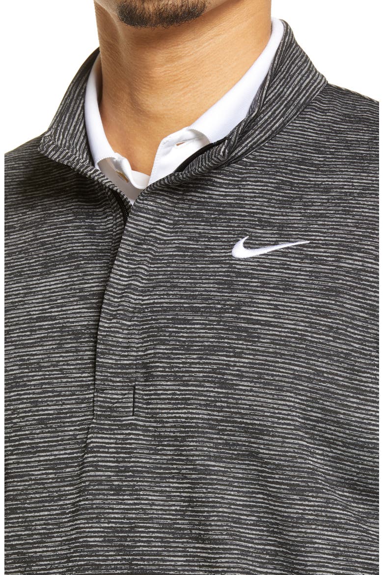 Nike Men's Dri-FIT Victory Quarter Zip Golf Pullover, Alternate, color, BLACK/ WHITE