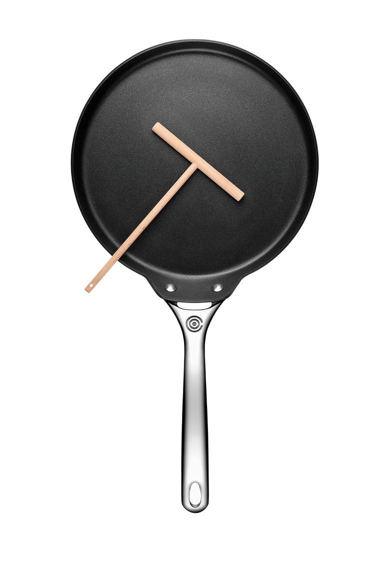Toughened PRO Nonstick Crepe Pan, Alternate, color, BLACK