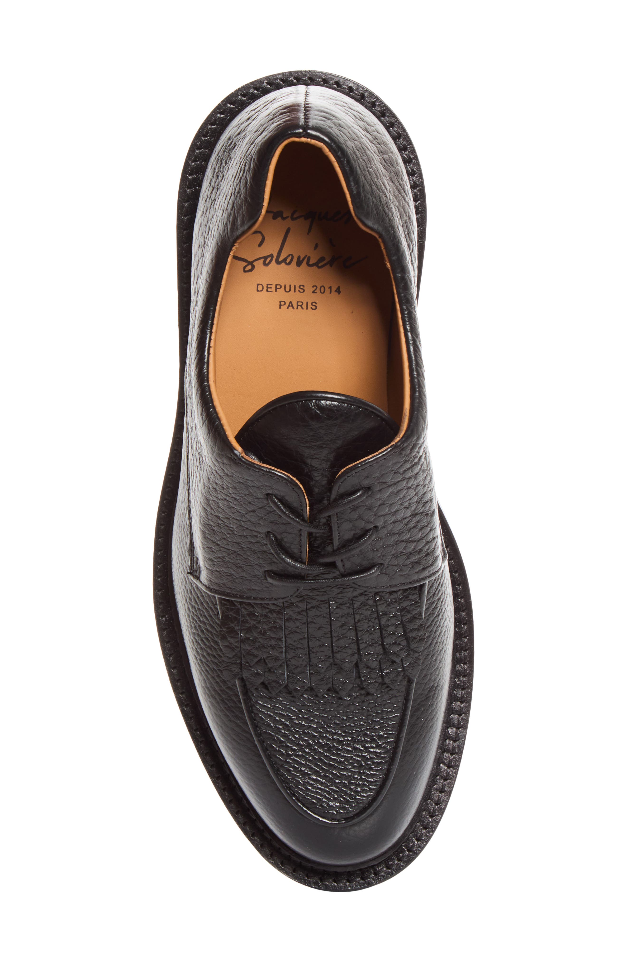 Max Kiltie Derby, Alternate, color, BLACK