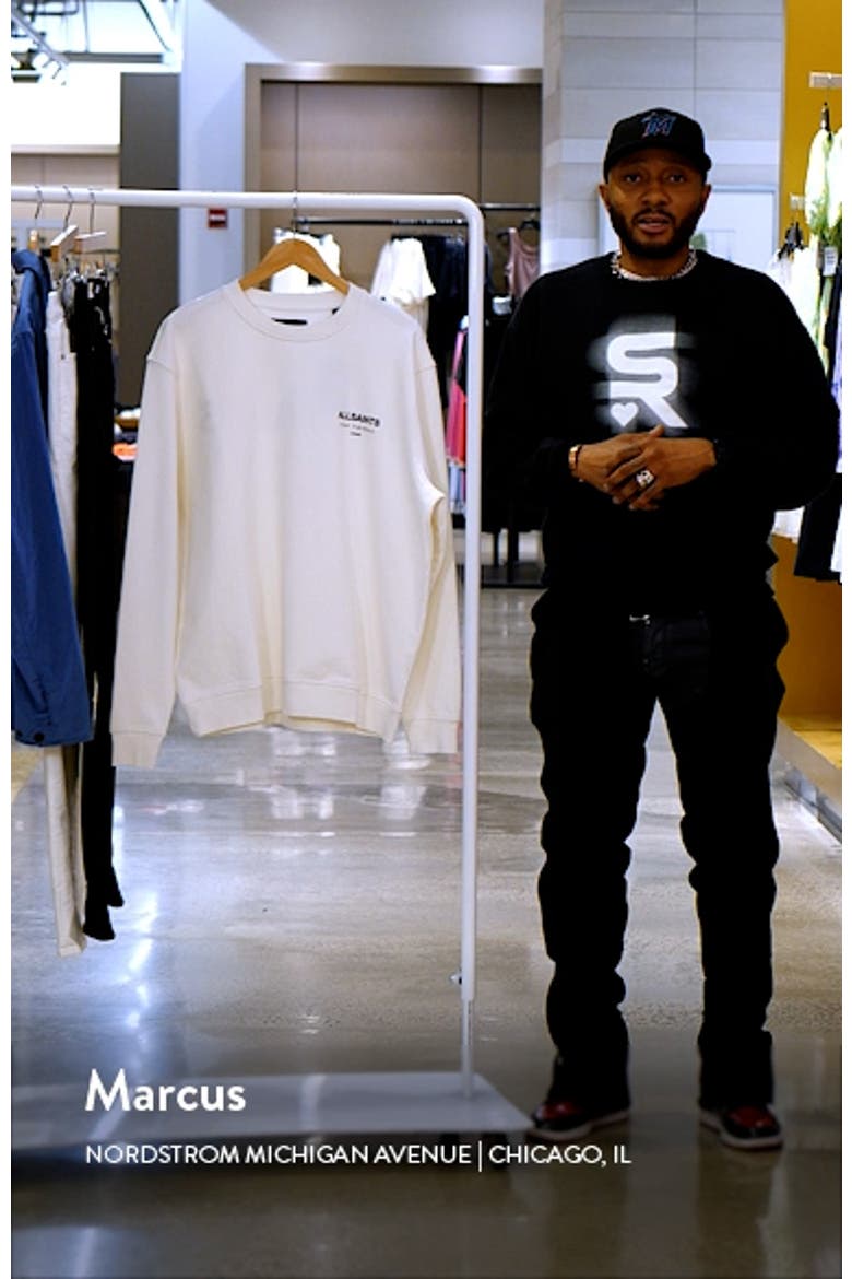 Underground Logo Organic Cotton Graphic Sweatshirt video
