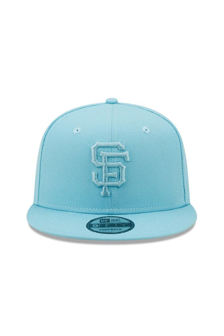 Men's New Era Light Blue San Francisco Giants Color Pack Tonal 9FIFTY Snapback Hat, Alternate, color, Light Blue