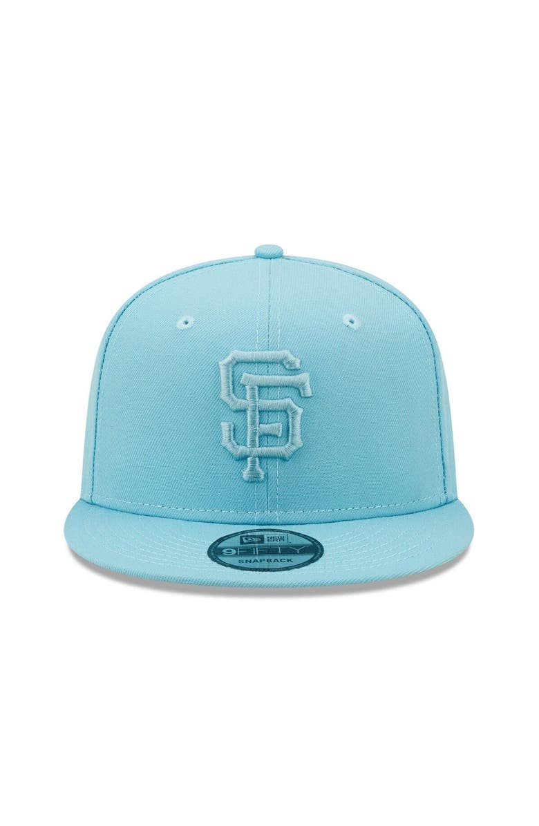 New Era Men's New Era Light Blue San Francisco Giants Color Pack Tonal 9FIFTY Snapback Hat, Alternate, color, 