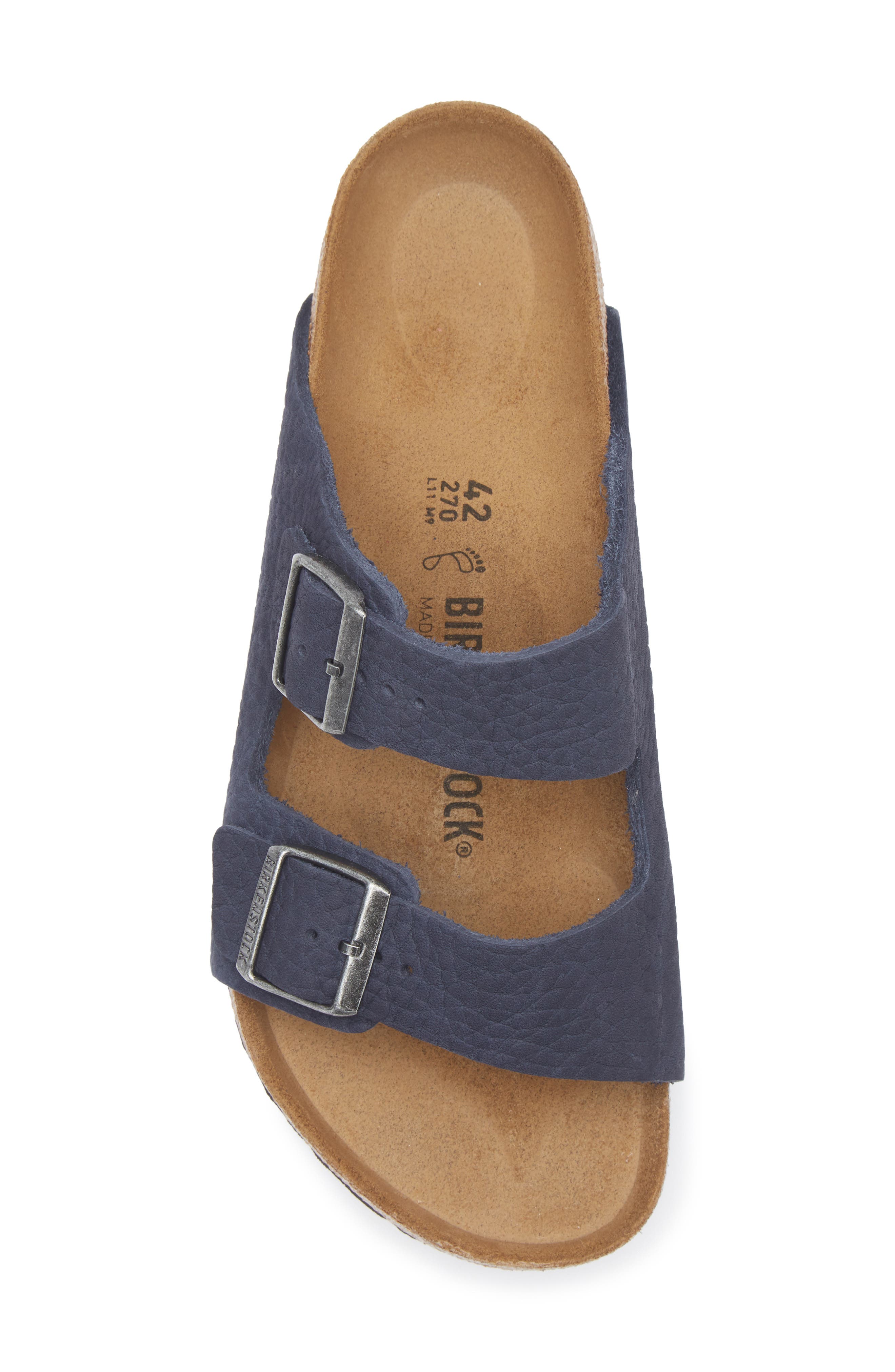 Birkenstock Arizona Slide Sandal, Alternate, color, Midnight