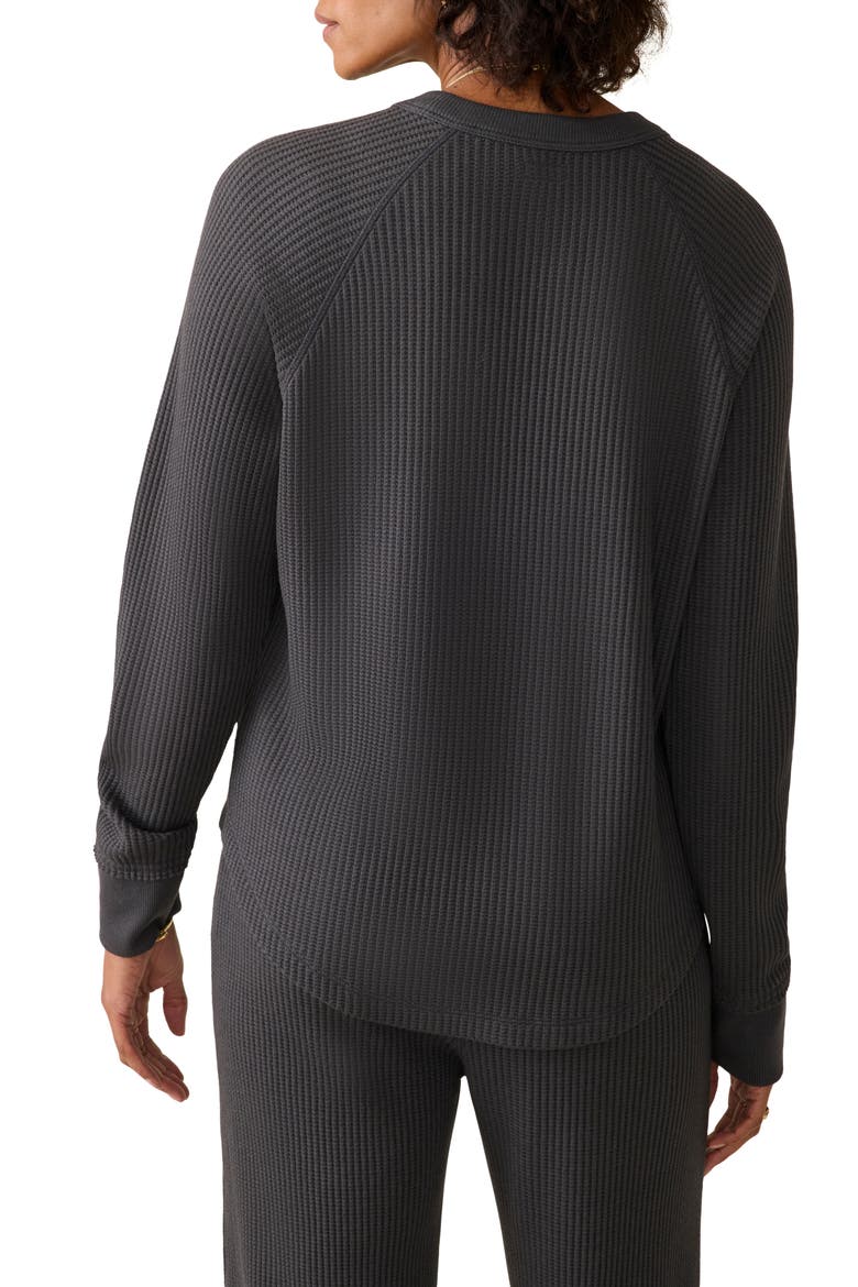 Legend™ Waffle Long Sleeve Top, Alternate, color, BLACK