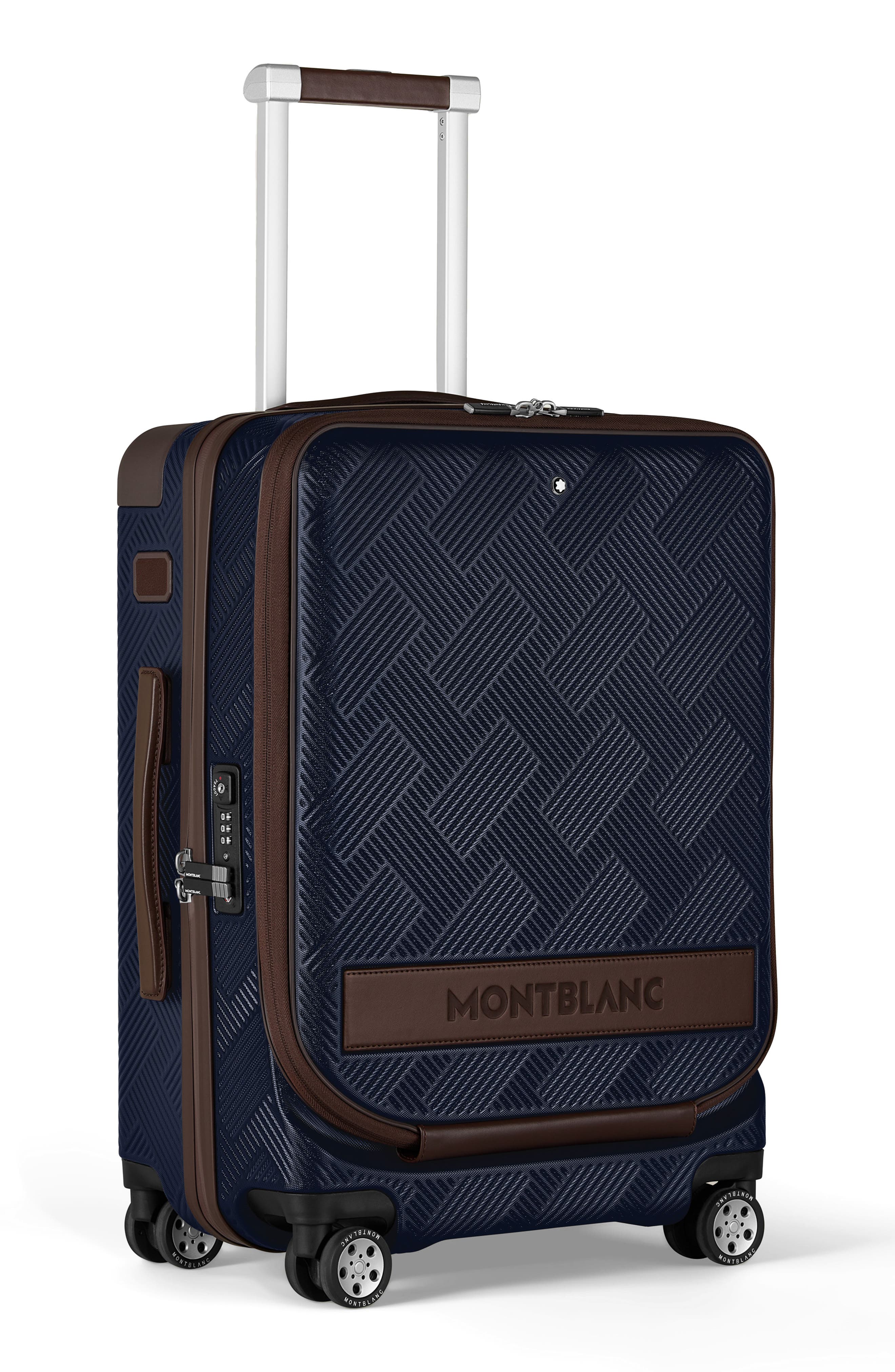 Montblanc MY4810 Extreme 3.0 Cabin Pocket Trolley, Alternate, color, Grey/ Brown