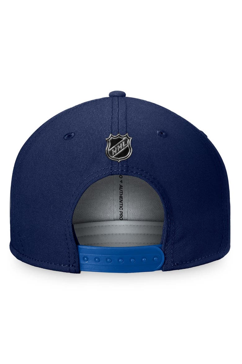 Men's Fanatics Branded  Navy Montreal Canadiens Authentic Pro Prime Snapback Hat, Alternate, color, Navy