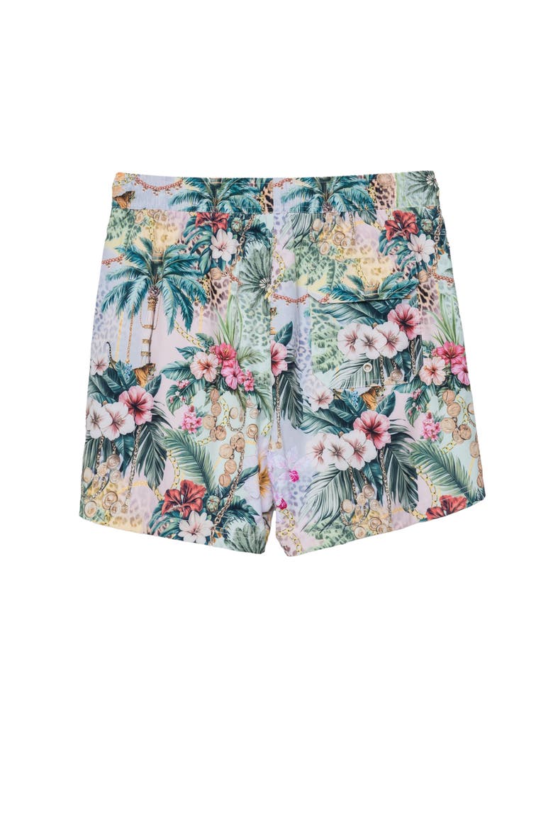 Jungle Treasure 5" Swim Trunks Swimsuit, Alternate, color, Multi-Jungle